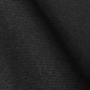 Tissu tissé noir 100% polyester anti-boulochage, filament vierge, largeur 53 pouces, pour vêtements de travail et décoration - Product Image 6