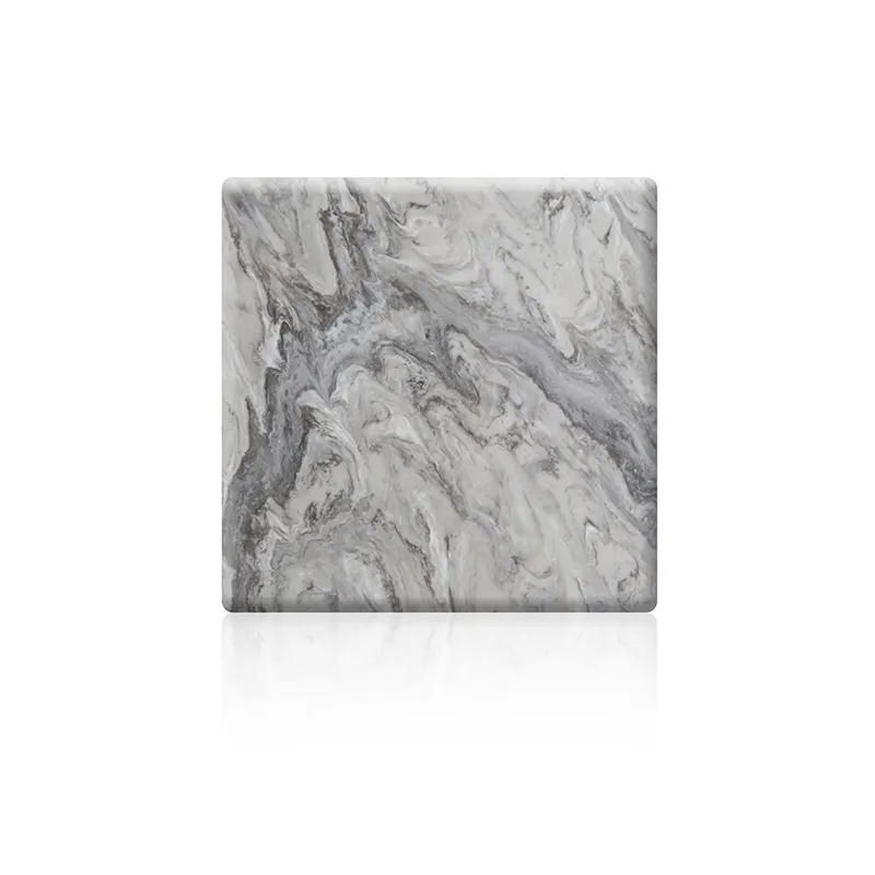 Marble pattern polymer artificial stone solid surfaces sheet for modified acrylic wall panel