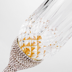 リードフリークリアクリスタル165 mlワインロングステム花嫁と新郎パーティーのための素晴らしいウェディンググラス - Product Image 5