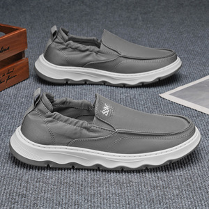 Prix de gros Chaussures pour hommes en toile de soie glacée, modè<span class=keywords><strong>le</strong></span> best-seller, à enfiler, sportives, décontractées, de skate et en tissu style Peking ancien - Product Image 2