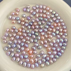 ไข่มุกน้ำจืดธรรมชาติ 6-7 มม. รูปทรงข้าวสาร หลากสี ขายส่งจำนวนมาก แสงสว่างมาก แทบไร้ตำหนิ สำหรับทำเครื่องประดับ - Product Image 6