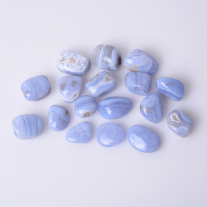 Pierres en <span class=keywords><strong>agate</strong></span> bleue naturelle, 10 pièces, vente en gros, décoration de guérison - Product Image 2