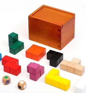 Cubo <span class=keywords><strong>Rompicapo</strong></span> in Legno Luban Lock con Blocchi per Pensiero Logico Gioco <span class=keywords><strong>di</strong></span> Puzzle Cubo <span class=keywords><strong>Rompicapo</strong></span> in Legno - Product Image 2