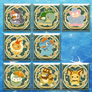 Nouveauté en gros : Sous-verres en céramique, boîte mystère artisanale, cartes à collectionner Pokémon, cadeaux de fête, boîte surprise, avec motifs <span class=keywords><strong>Pikachu</strong></span> fan art - Product Image 5