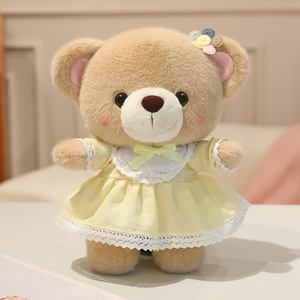 HECION Orsacchiotto di <span class=keywords><strong>Peluche</strong></span> con Vestito da Principessa, Adorabile Bambola <span class=keywords><strong>Orso</strong></span> per Bambini, Cuscino per Dormire e Regalo di Compleanno - Product Image 3