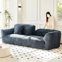 Nouveau design moderne, fauteuil de relaxation compressé, canapé rembourré en tissu, compressé dans une boîte pour le salon, meubles pour la maison
