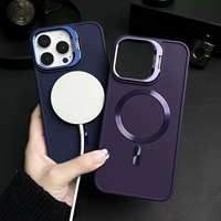 Étui de téléphone portable sport magnétique en TPU étanche et antichoc avec fonction portefeuille et sangle, estampage à chaud, pour 13/15 Pro