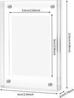 Support de présentation en acrylique pour cartes PTCG, étui transparent pour cartes Pokémon 35pt TCG