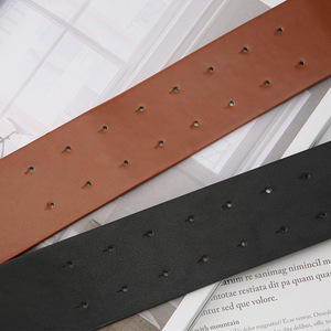 <span class=keywords><strong>Ceinture</strong></span> en cuir PU pour <span class=keywords><strong>femme</strong></span>, marque de luxe, haut de gamme, en forme de lettre C, pour l'hiver, manteaux - Product Image 3