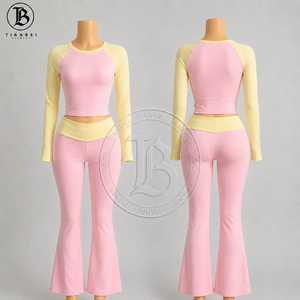 Completo Set Loungewear <span class=keywords><strong>Donna</strong></span> 2026 Y2K: T-Shirt Raglan a Maniche Corte con Stampa <span class=keywords><strong>Leopardata</strong></span> Personalizzata e Pantaloncini Coordinati - Product Image 4