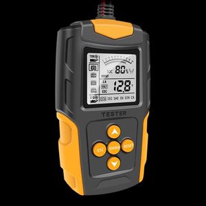 Probador de capacidad de batería inteligente profesional de 12V, probadores de voltaje de batería de 24V, comprobador de batería - Product Image 3