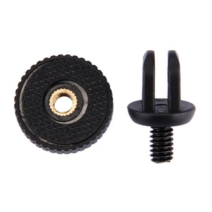 Adaptateur de vis de montage sur trépied PULUZ 1/4 pouce avec trou de 5 mm pour Go Pro <span class=keywords><strong>D</strong></span> JI Osmo Action Hero4 Xiaoyi et toutes les caméras <span class=keywords><strong>d</strong></span>'action - Product Image 4