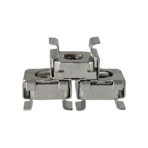 M4 M5 M6 M8 M10 <span class=keywords><strong>M12</strong></span> Écrous à <span class=keywords><strong>cage</strong></span> carrée en acier inoxydable poli 304 Écrous de château Écrous à clip - Product Image 4