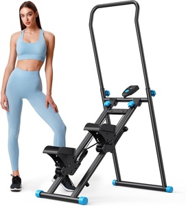 Appareil de cardio-training <span class=keywords><strong>pliable</strong></span> Vertical Climber avec guidon réglable pour la maison et la salle de sport - Product Image 1