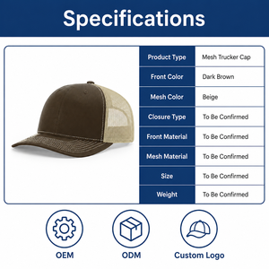 Gorra Trucker de Malla Personalizada con Logotipo OEM, Unisex, al por Mayor, Transpirable y Ajustable - Product Image 3