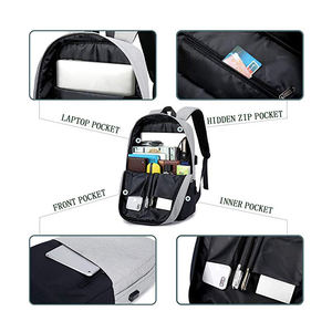 Custom Business Back <b>Pack</b> <b>Bag</b> Laptop Backpacks Men Custom Logo Travel Backpack Waterproof Usb Charging Men's Backpack - Product Image 4