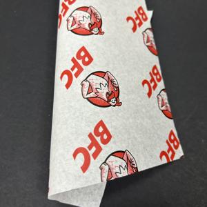 Papel de Envolver para Mantequilla Biodegradable y Resistente a la Grasa, de Grado Alimenticio, con Impresión Personalizada, de 30-60g, para Empaque - Product Image 5