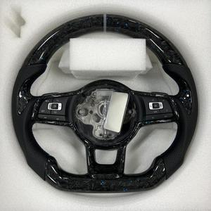 Volant en fibre de carbone au <span class=keywords><strong>prix</strong></span> d'usine pour Volkswagen <span class=keywords><strong>Golf</strong></span> 7 75 GTI GTD <span class=keywords><strong>GTE</strong></span> R Polo GTI Tiguan Passat - Product Image 3