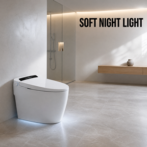 Inodoro Inteligente con Función de Bidé, Lavado Femenino, Asiento con Calefacción, Secador de Aire Caliente, Apertura Automática de la Tapa, Luz Nocturna y Control Remoto - Product Image 3