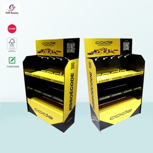 Anpassbare Displayständer, einfach zu montieren und zusammenklappbar, als Bodendisplays nutzbar, geeignet für Werbeaktionen. - Product Image 1