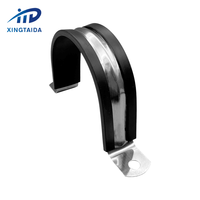 Usine Vente Chaude En Caoutchouc Rembourré 304 En Acier Inoxydable 57MM Tuyau En Métal Câble Clip Pince pour Tuyau De Tube D'eau