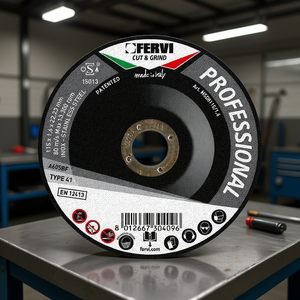 Disco de Pulir Profesional Fervi 115x1.6x22.23mm Para Acero Inoxidable Tipo 41 - Product Image 2