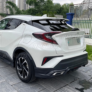 Accesorios de Fibra de Carbono y Plástico 2020, Cubierta Trasera con Alerón, 1 Pieza, Compatible con Toyota C-HR CHR 2016 2017 2018 2019 2020 - Product Image 3