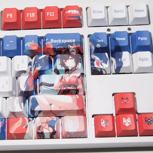 Honkai Star Rail Sparkle PBT Cherry MOA 120 Teclas, Accesorios de Cosplay, Teclas para Teclado Mecánico, Suministros para Juegos de Mesa - Product Image 3