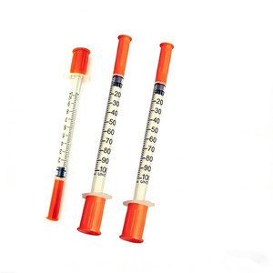 <span class=keywords><strong>Seringue</strong></span> à insuline 1 <span class=keywords><strong>mL</strong></span>, 0,<span class=keywords><strong>5</strong></span> <span class=keywords><strong>mL</strong></span>, 0,3 <span class=keywords><strong>mL</strong></span>, utilisation facile, 6 mm, 8 mm, 12 mm, fabriquée avec des matériaux hypoallergéniques, adaptée aux animaux - Product Image 2