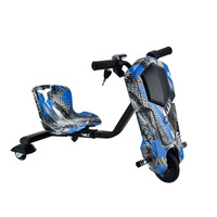 MINI KD08 Rockbaby Go Kart Eléctrico para Niños, Motor de 4 Tiempos y 200W, Velocidad de 20KM/H, Capacidad de Carga de 80KG, Transmisión por Correa, Sólido