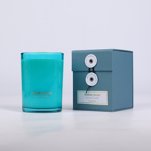 Nuevo diseño de cera de soja natural, vela perfumada de lujo, tarro de cristal de etiqueta privada con caja hecha a mano - Product Image 2