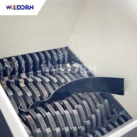 Trituradora de Madera Compacta Walldorn de Doble Eje, Eléctrica, Automática, Pequeña, para Palets, Troncos y Madera