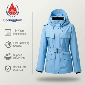 <span class=keywords><strong>Veste</strong></span> de montagne professionnelle pour femmes avec logo personnalisé, imperméable 20k, <span class=keywords><strong>veste</strong></span> de <span class=keywords><strong>randonnée</strong></span> en plein air à coque dure, fabrication OEM, tactique - Product Image 2
