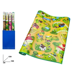 Play <b>Mats</b> 100x120 Cm Farm Theme For Kids Playtime Fun - Product Image 1