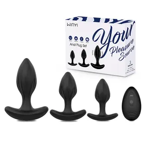 Winyi Tapon de Silicona para el Culo Estimulador Juguetes Sexuales Remoto Tapon Anal Vibrador Hombre Mujer