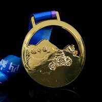 Médaille 3D Saint Benoît Personnalisée en Alliage de Zinc Durable Gravée pour Remises de Diplômes, Course, Lutte, Boxe, Gymnastique, Football, Judo Allemand, Cyclisme