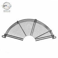 Grille de protection de ventilateur en fil d'acier inoxydable soudé OEM ODM avec forme résistante à la corrosion et pliable pour système de ventilation