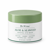 Offre Spéciale : Patchs Hydrogel pour les Yeux à l'Aloe Vera, Niacinamide et Collagène – Hydratants, Apaisants, Soin Cernes – OEM ODM, 60 Patchs