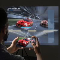 Mini Projecteur DLP Android Intelligent Wi-Fi 3D Portable d'Extérieur 4K, Idéal pour l'Enseignement et le Home Cinéma – Meilleures Ventes