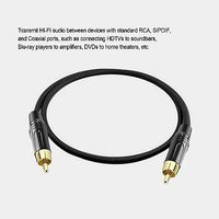 Câble audio Hi-Fi RCA mâle-mâle 2M, cordon auxiliaire stéréo anti-interférence, plaqué or, gaine en PVC, pour home cinéma, HDTV, amplificateur, enceintes