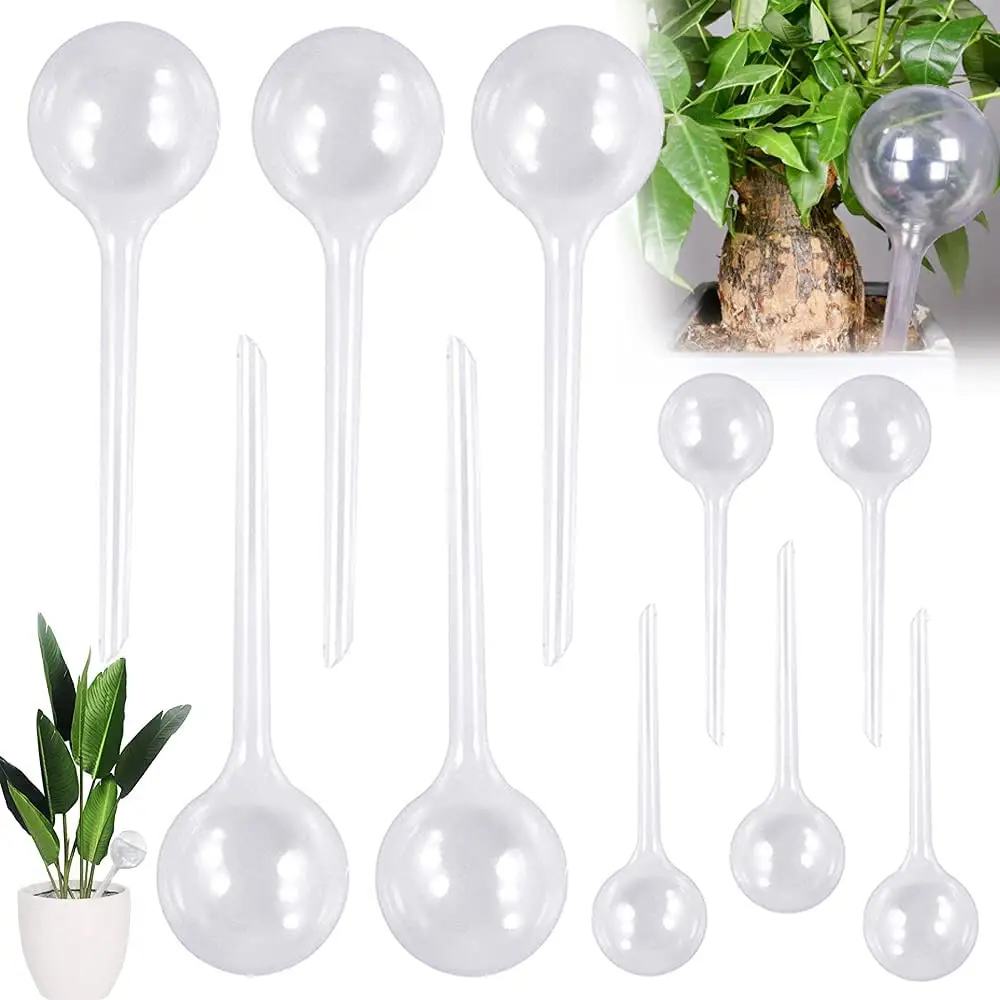 CoscosX Clear Glass Plant Flowers Waterer Feeder Self Watering Devices Globes,Swan Design Houseplant Watering Bulbs Vacation Potted Plant Watering Spikes Automatic Drip Irrigation Water Stakes System 