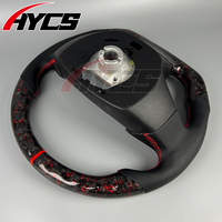 Accessoires intérieurs de voiture Volant personnalisé en fibre de carbone pour Isuzu D-MAX MU-X SUV 2014-2019 Dmax LS-U