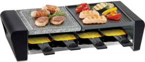 Grill <span class=keywords><strong>Raclette</strong></span> Électrique Portable avec Plaque Chauffante Amovible, Contrôle de Température, Surface Antiadhésive pour Usage Domestique Intérieur - Product Image 4