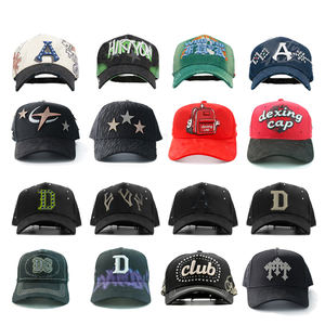 Produsen Perlengkapan Olahraga Asli Gorras Hip Hop Kasual Retro Bordir Huruf 3D Topi Baseball Custom G5 Barbas Hat Ct - Product Image 2