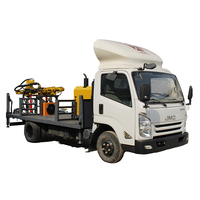 Foreuse de puits montée sur camion HRT-260, machine de forage hydraulique diesel 260m, transport facile et installation rapide