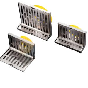 Spot Goods L-Shape Slot Drain Panier en acier inoxydable <span class=keywords><strong>Grille</strong></span> <span class=keywords><strong>de</strong></span> drainage <span class=keywords><strong>de</strong></span> sol <span class=keywords><strong>de</strong></span> lavage <span class=keywords><strong>de</strong></span> voiture commerciale moderne <span class=keywords><strong>pour</strong></span> salle <span class=keywords><strong>de</strong></span> bain - Product Image 1