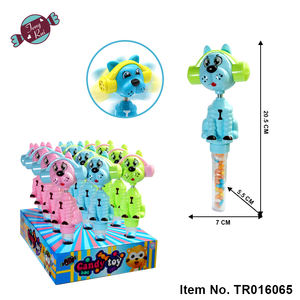 Directo de fábrica de alta calidad Venta caliente Nuevo perro de plástico con <span class=keywords><strong>wistle</strong></span> juguete caramelo regalo sorpresa para niños y niñas - Product Image 2
