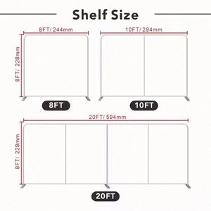 8x8ft Double Sided Custom Tension Fabric Photo Booth <b>Backdrop</b> Foto Background Photography <b>Stand</b> Display Accessories - Product Image 4