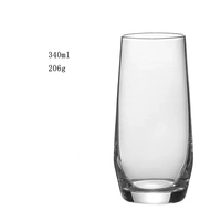 Verre à jus moderne et minimaliste sans pied ni couvercle, écologique, compatible lave-vaisselle/micro-ondes, pour café froid infusé, latte glacé, usage domestique