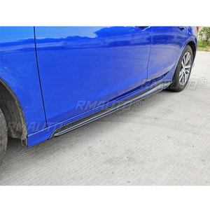สเกิร์ตข้างรถยนต์ Civic สีดำเงา สไตล์สปอร์ต สปอยเลอร์ข้าง สำหรับ Honda Civic รุ่นที่ 11 ปี 2022 อุปกรณ์ตกแต่งรถยนต์ - Product Image 4